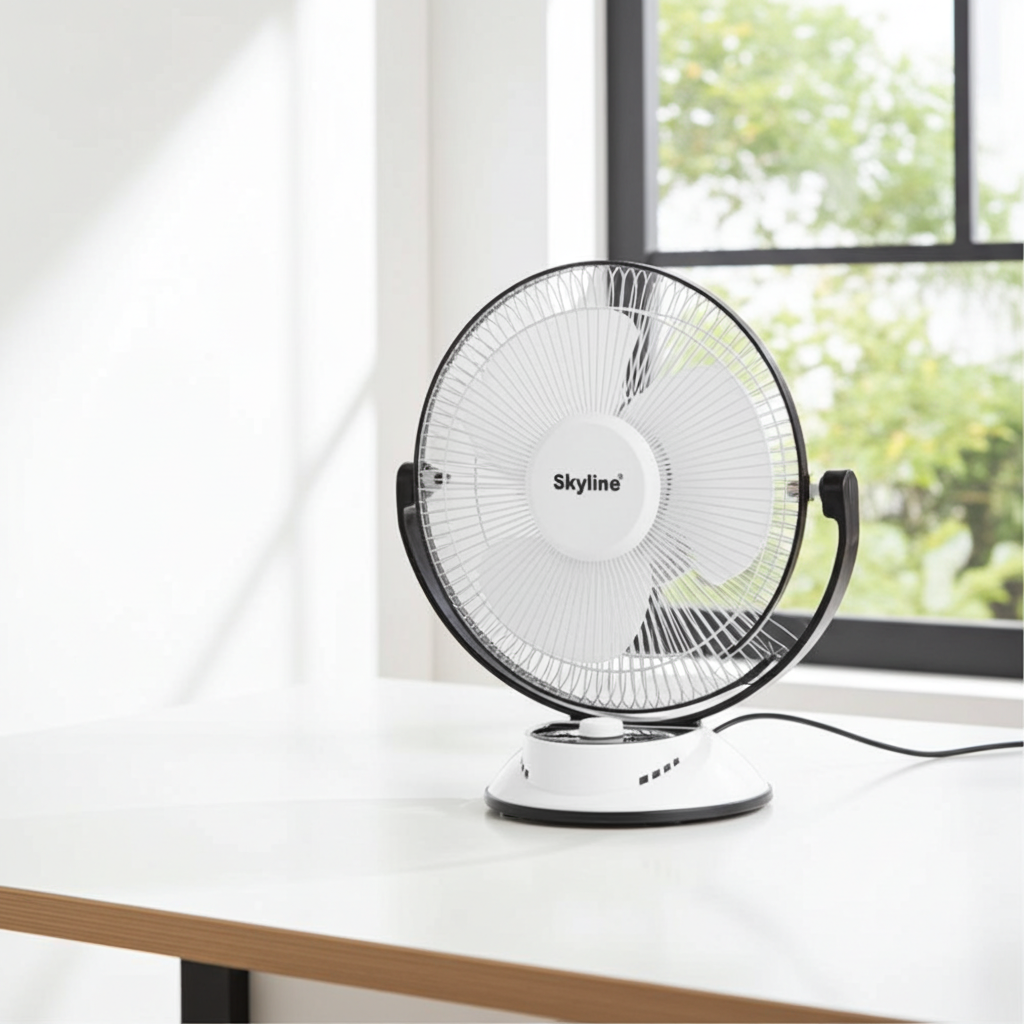 12-Inch All Purpose Fan with Powerful Motor & Elegant Design
