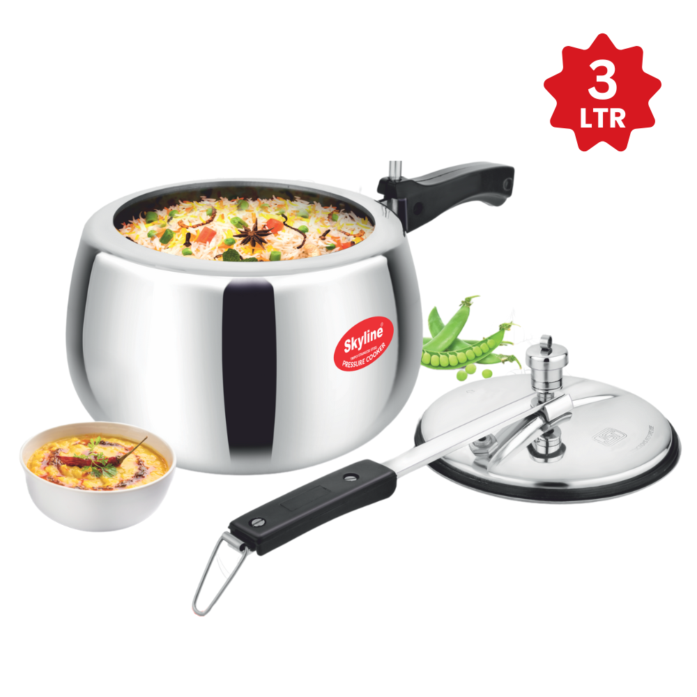 Triply Pressure Cooker 3 Litre Capacity - Skyline Appliances