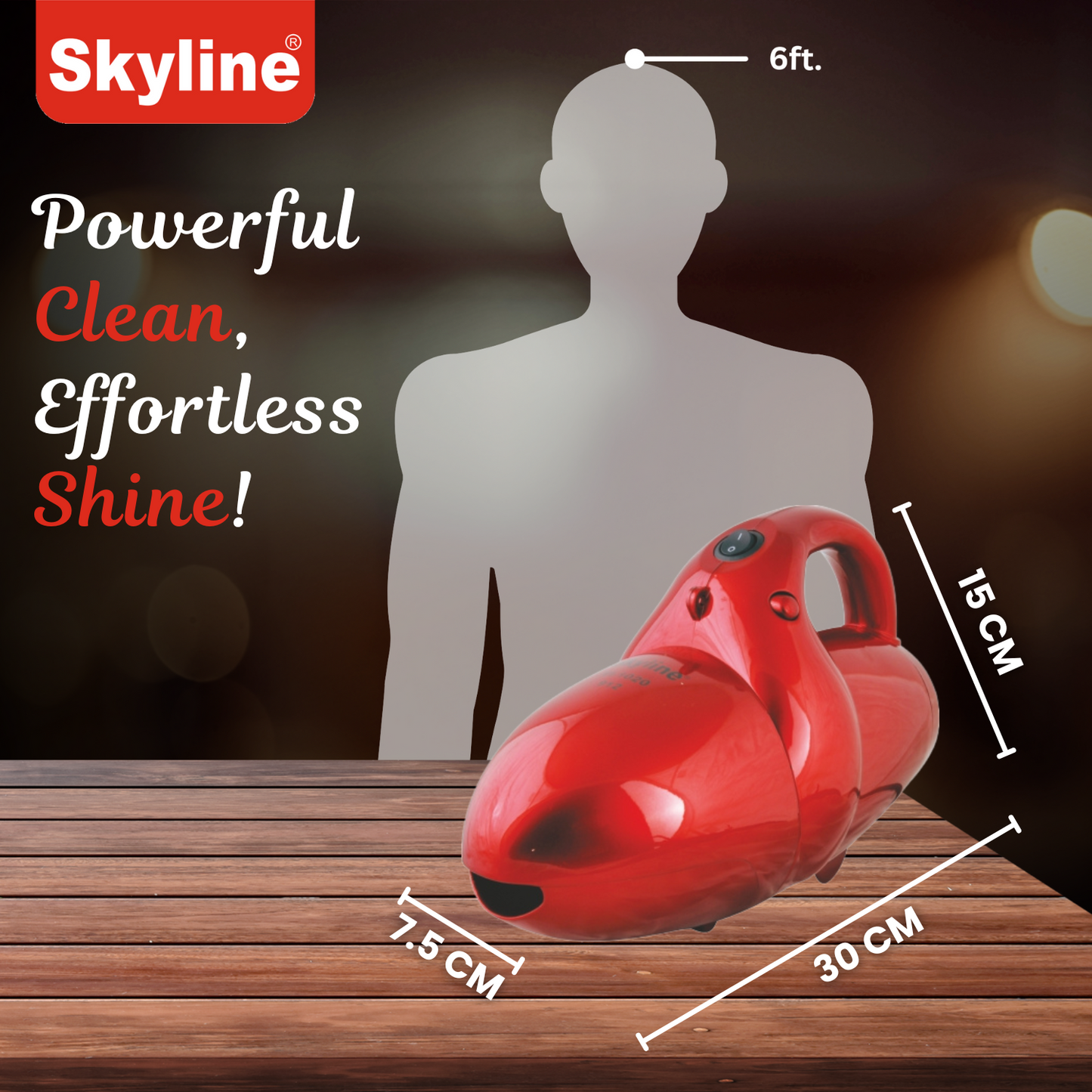 Skyline 1000W Vacuum Cleaner with Suction & Blow Function