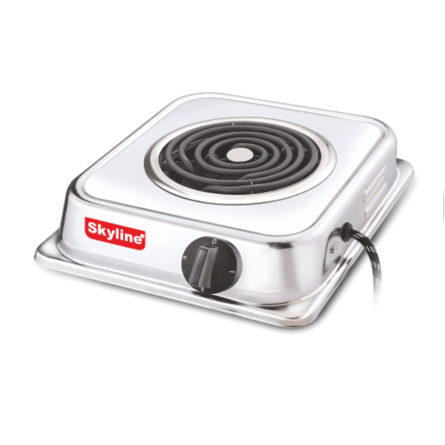 Skyline 1250/2000W Chrome Finish Hot Plate – Sleek, Powerful, and Versatile Cooking Solution - Skyline Appliances
