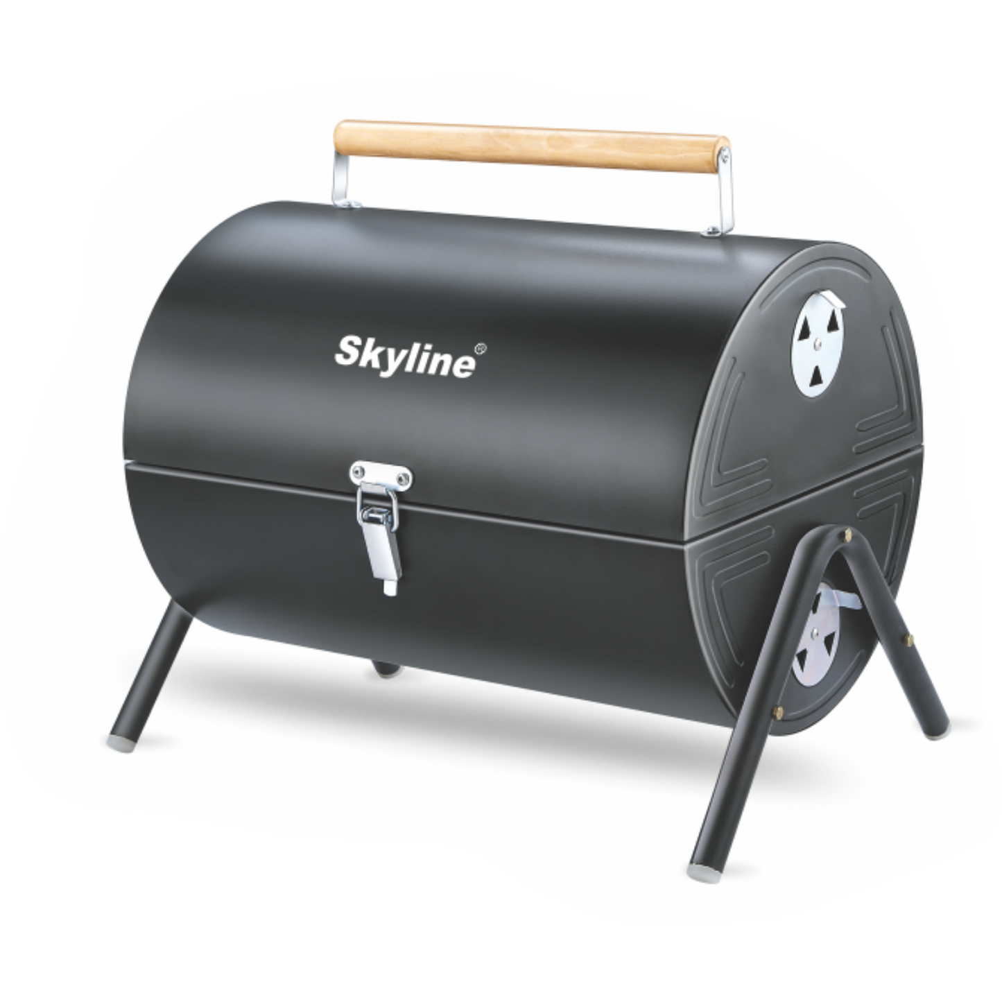 Skyline Barrel Charcoal Barbecue with 10 Skews – Ultimate Outdoor Grilling Experience - Skyline Appliances