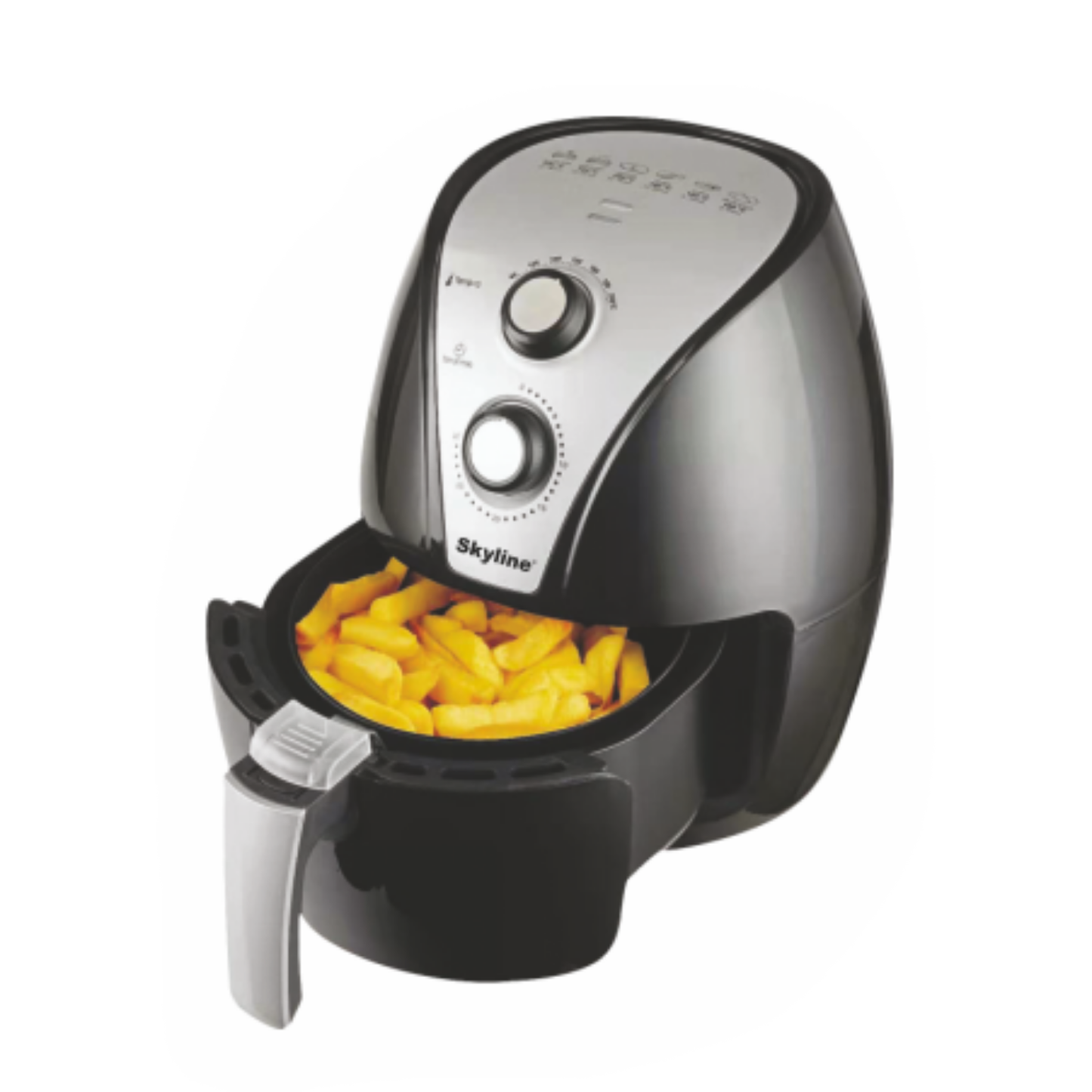 Skyline Manual Air Fryer 1500 Watts 3.2L with Double Basket – Compact Dual Cooking for Healthy Meals - Skyline Appliances