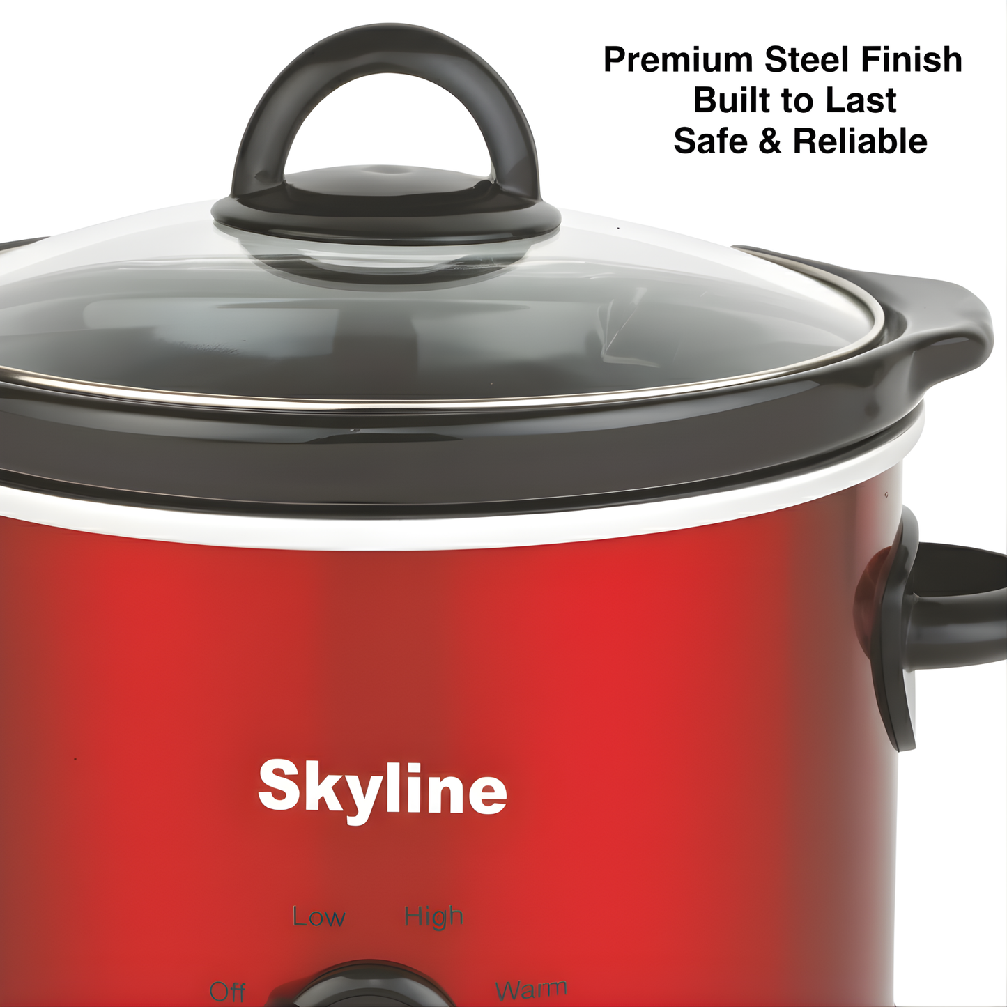 Skyline 3L Slow Cooker - Single Pot, 200 Watts for Perfect Slow Cooking