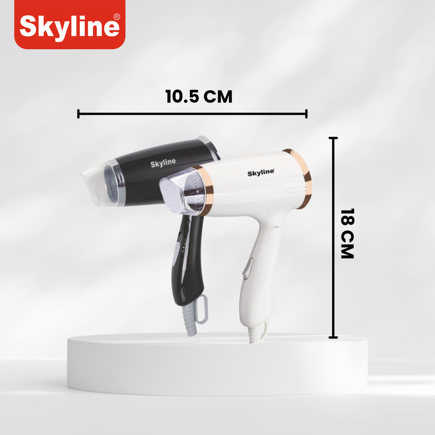 Skyline Hair Dryer 1200W Compact Power for Effortless Styling