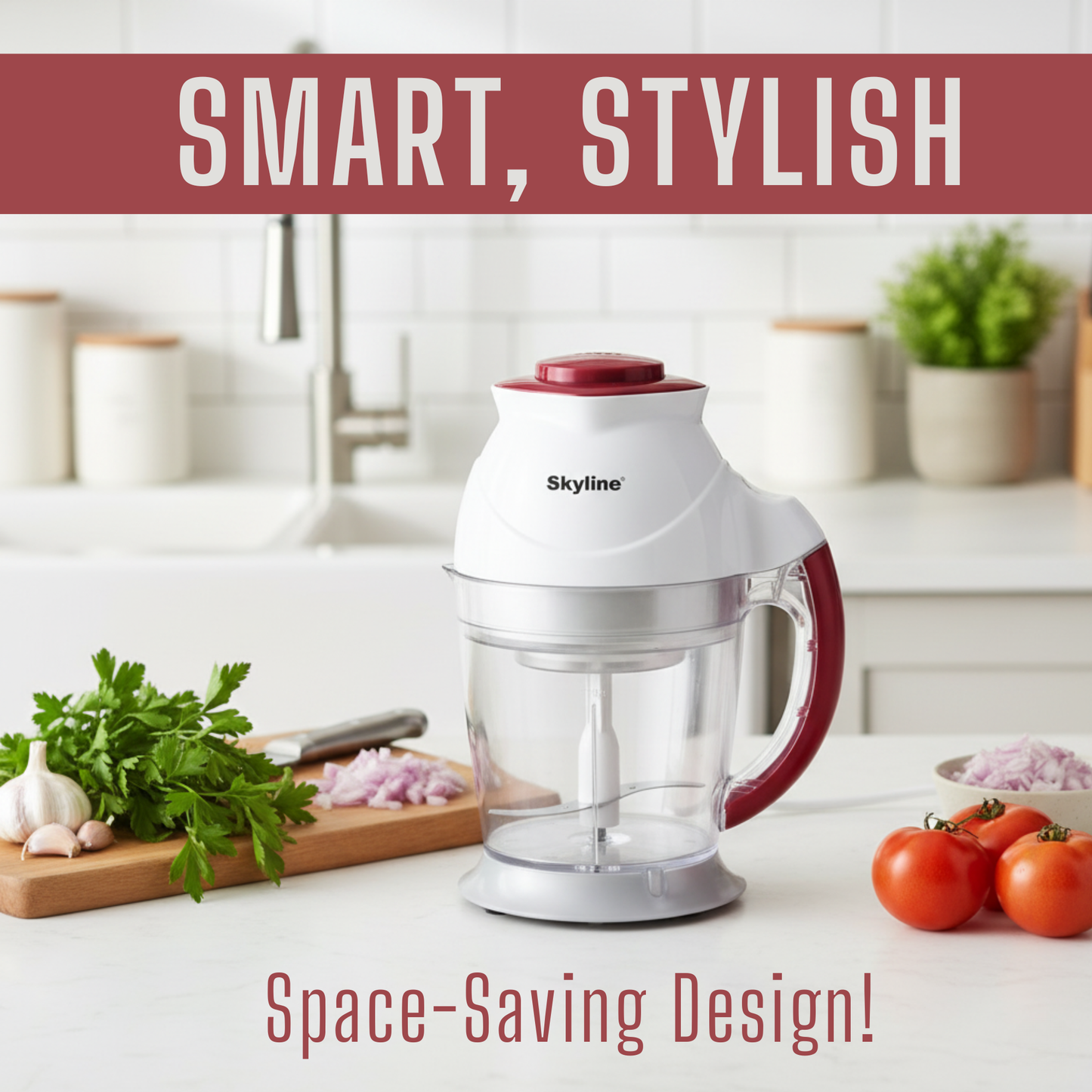 Skyline Electric Chopper 300 Watts with 700ml Capacity