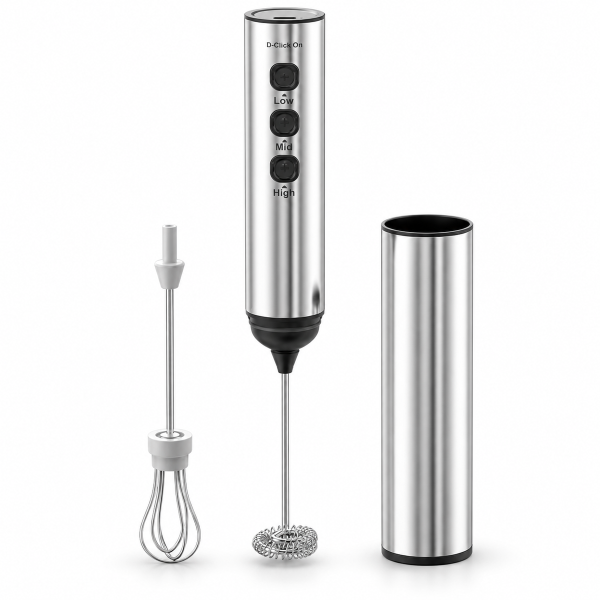 Skyline Wireless Milk Frother | USB-C Rechargeable | 3-Speed Control | VTL-1201