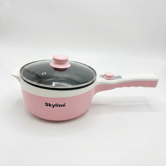 Skyline Multifunction Electric Pan, Adjustable 600-1500W, Versatile Cooking Tool