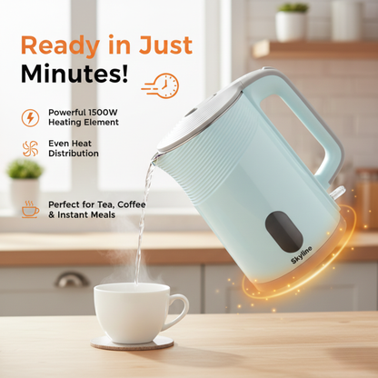 Skyline 1500W 1.8L Double Wall Electric Kettle