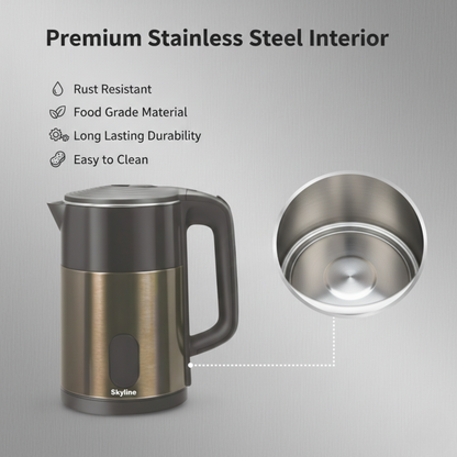 Skyline 1500W 2L Double Wall Electric Kettle