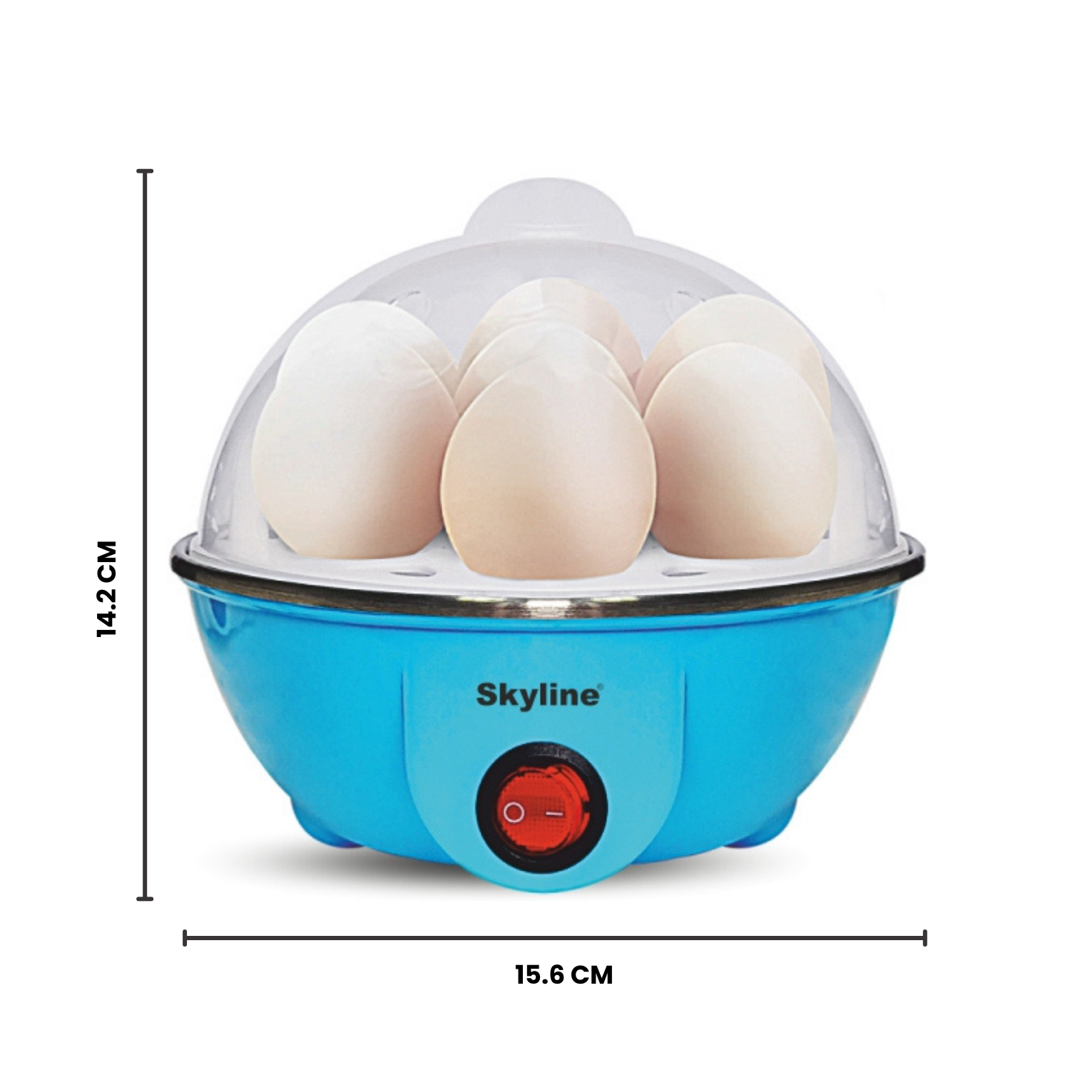 Skyline 350W Electric Egg Boiler, Quick & Easy Egg Cooker with BPA-Free Plastic - Skyline Appliances