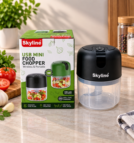 Skyline Portable USB Mini Food Chopper (BC-1200)