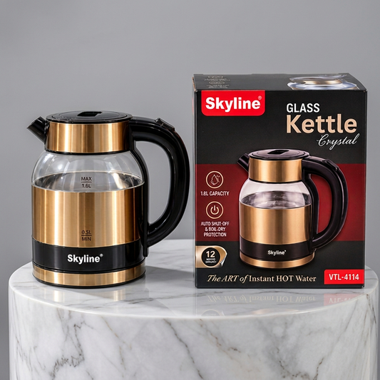 Skyline Crystal Glass Kettle (VTL-4114)