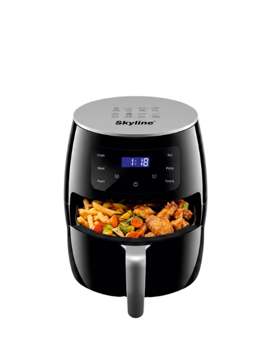 Skyline Digital Air Fryer 2000W, 5.2 Litres – Ultimate Large Capacity Healthy Cooking Solution