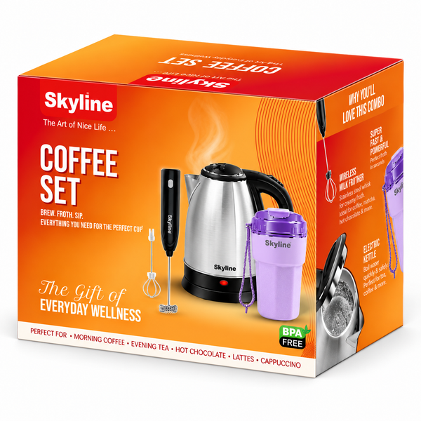 Skyline 3-Piece Coffee Appliance Combo Coffee Set