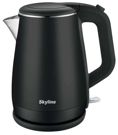 Skyline Double Wall Electric Kettle | 1.5 L Capacity | 1500W Fast Boil