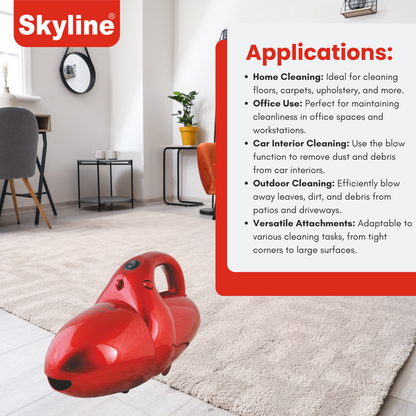 Skyline 1000W Vacuum Cleaner with Suction & Blow Function