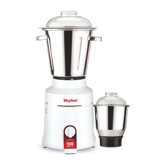 Skyline 1600-Watt Commercial Mixer Grinder with 2 Jars – Powerhouse Performance for Professional Kitchens - Skyline Appliances