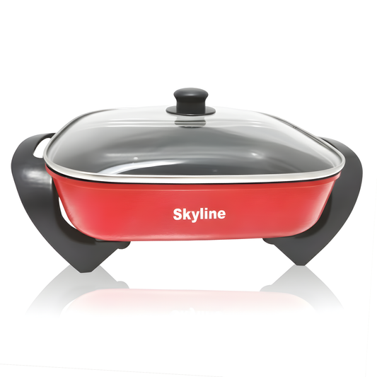 Skyline 1500W Electric Fry Pan, Non-Stick Surface, Adjustable Temperature Control