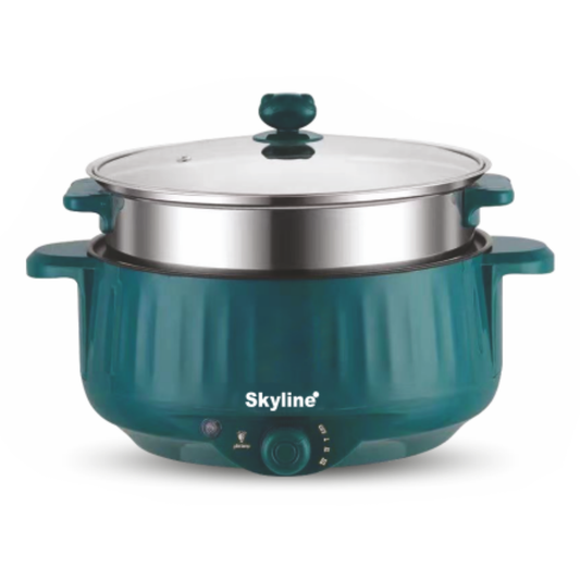 Skyline Momos & Multimaker, 800W Versatile Cooking Appliance for Dumplings, Pancakes, and More - Skyline Appliances