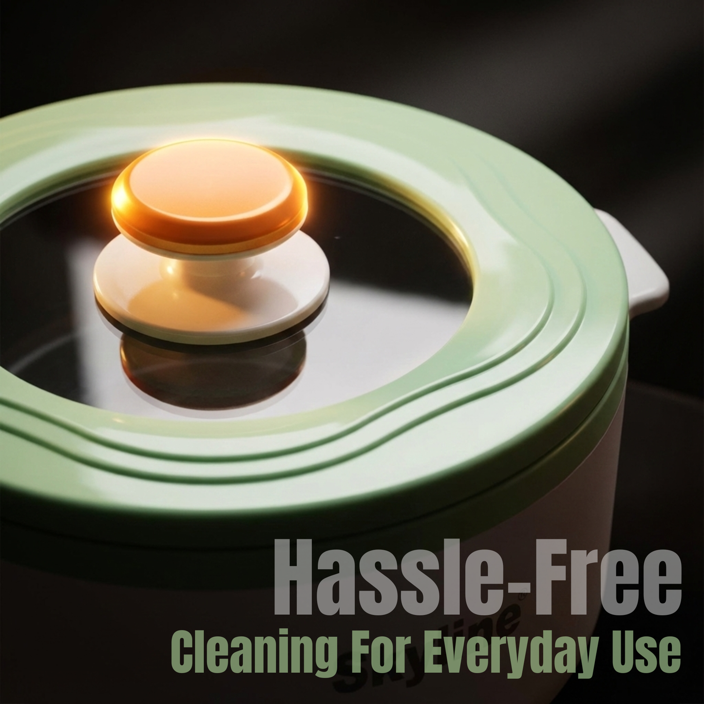 Multifunction Electric Pan with Steamer Attachment