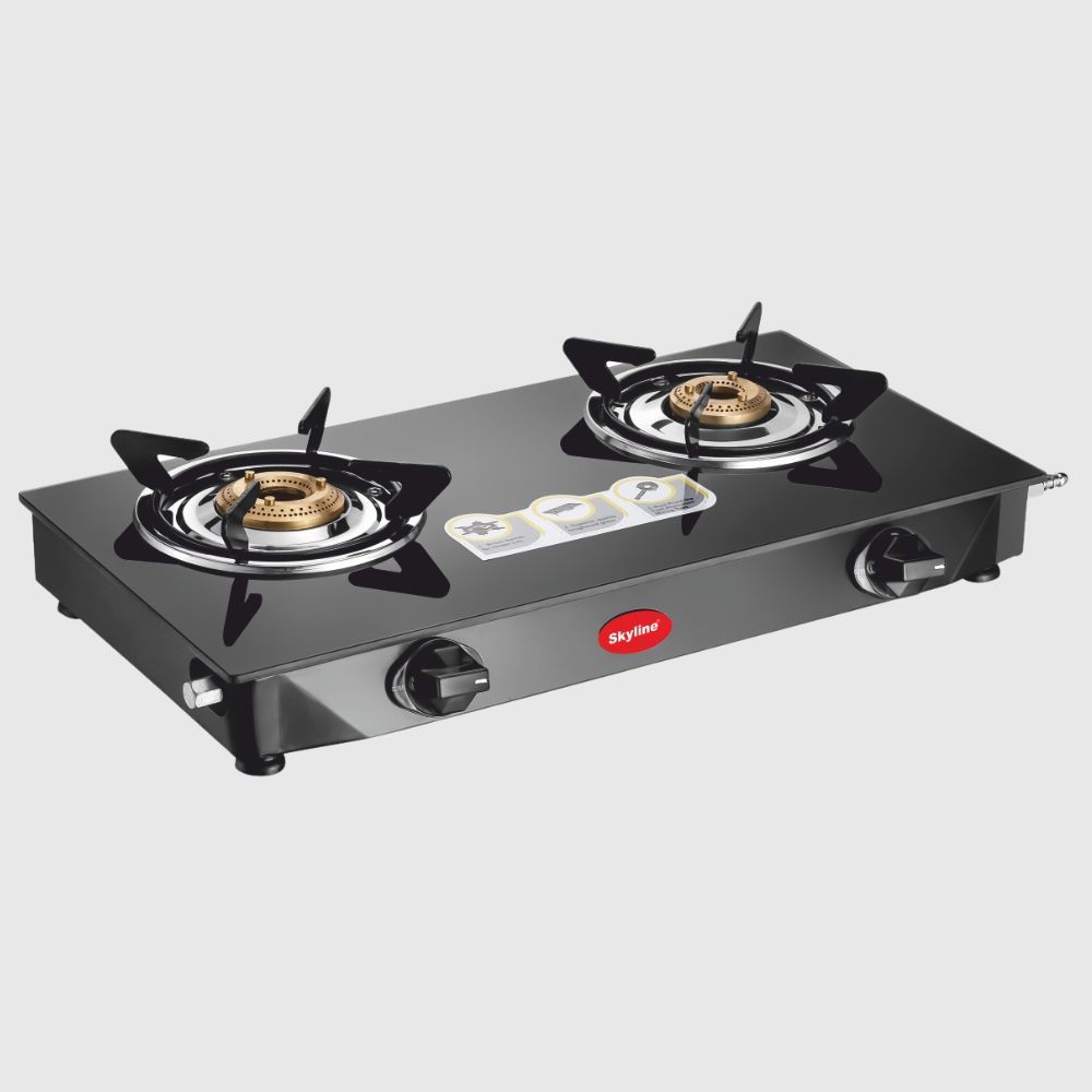 LPG Gas Stove with Premium 2 Brass Burners - Skyline Appliances