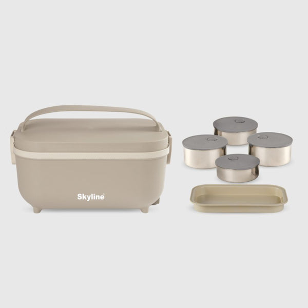 Electric Lunch Box with 4 Stainless Steel Container VTL-2888