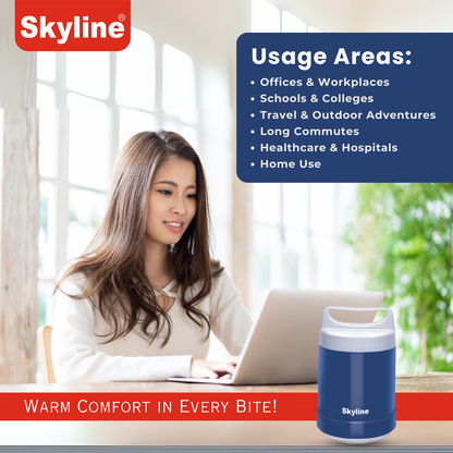 Skyline Electric Lunch Box with Stainless Steel Containers