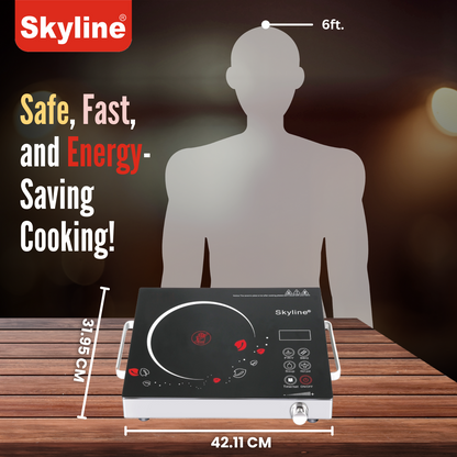 Skyline 2000W Infrared Induction Cooker with Digital Display