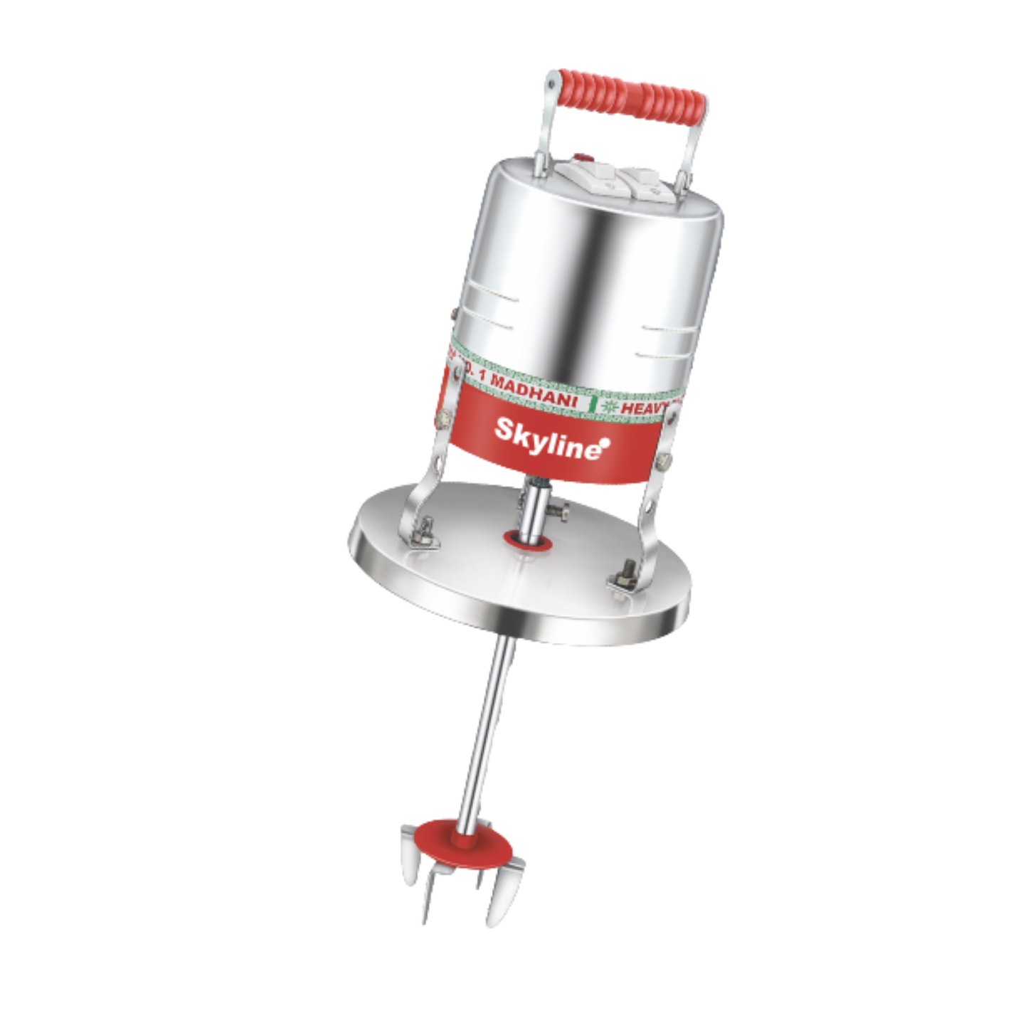 Skyline 100W Heavy Duty Stainless Steel Madhani Machine | Multi-Purpose Butter, Buttermilk, Lassi, and Curd Maker - Skyline Appliances