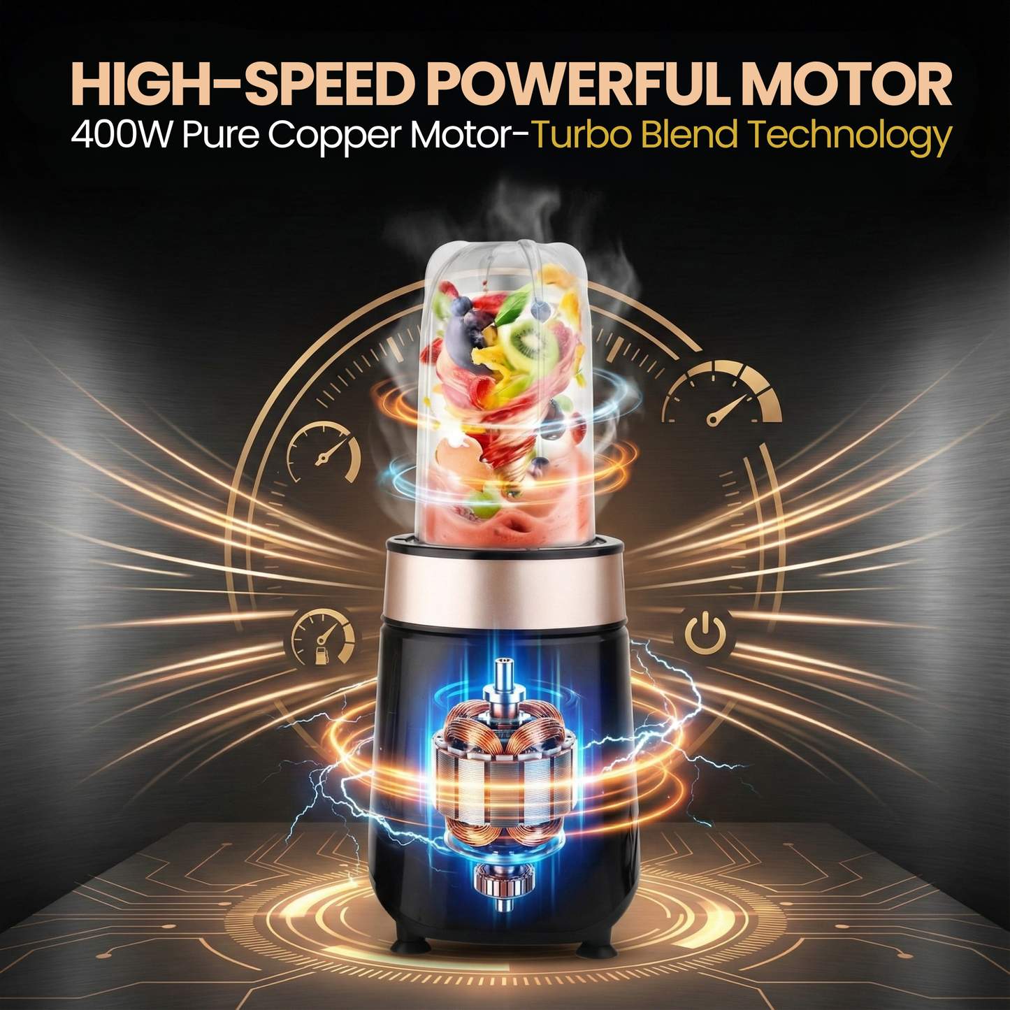 Skyline Nutri Mix 400 Watts – Compact Nutrition Blender with 2 Jars