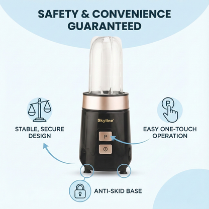 Skyline Nutri Mix 400 Watts – Compact Nutrition Blender with 2 Jars
