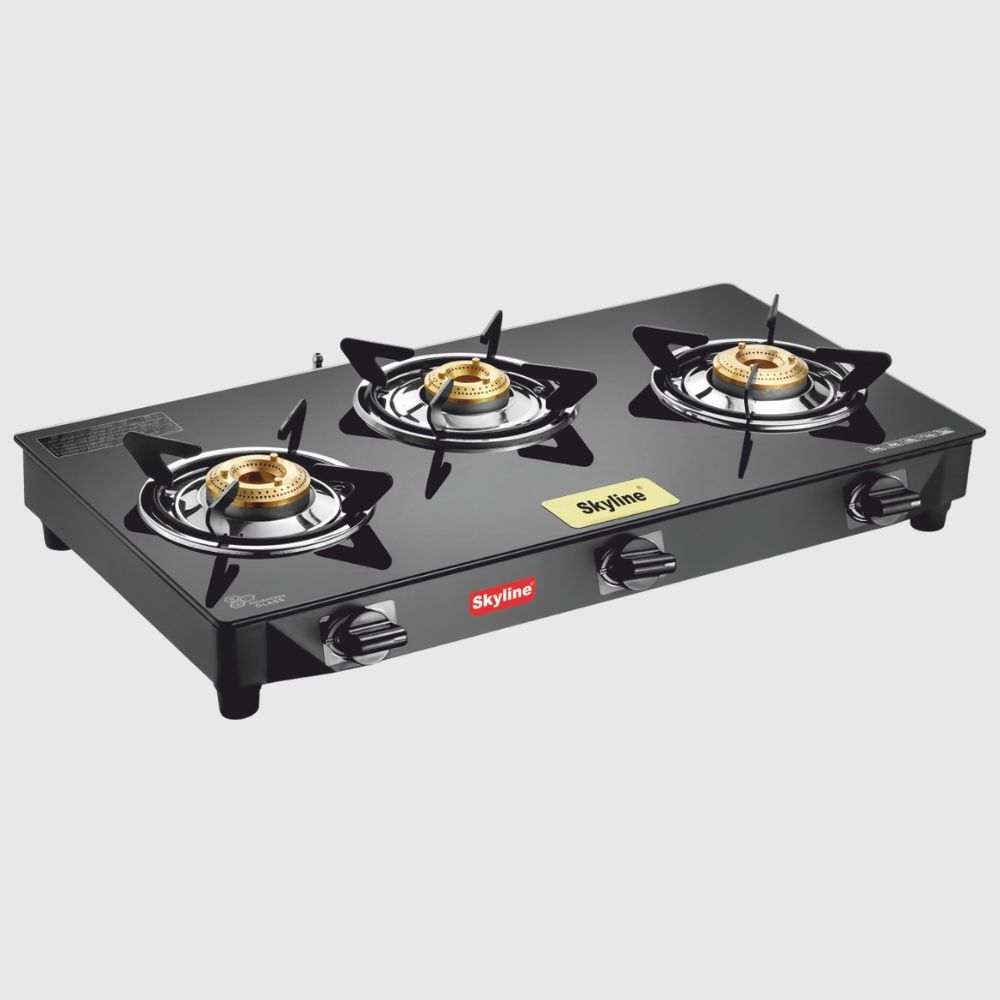 LPG Gas Stove 3-Burner with Auto-Ignition - Skyline Appliances