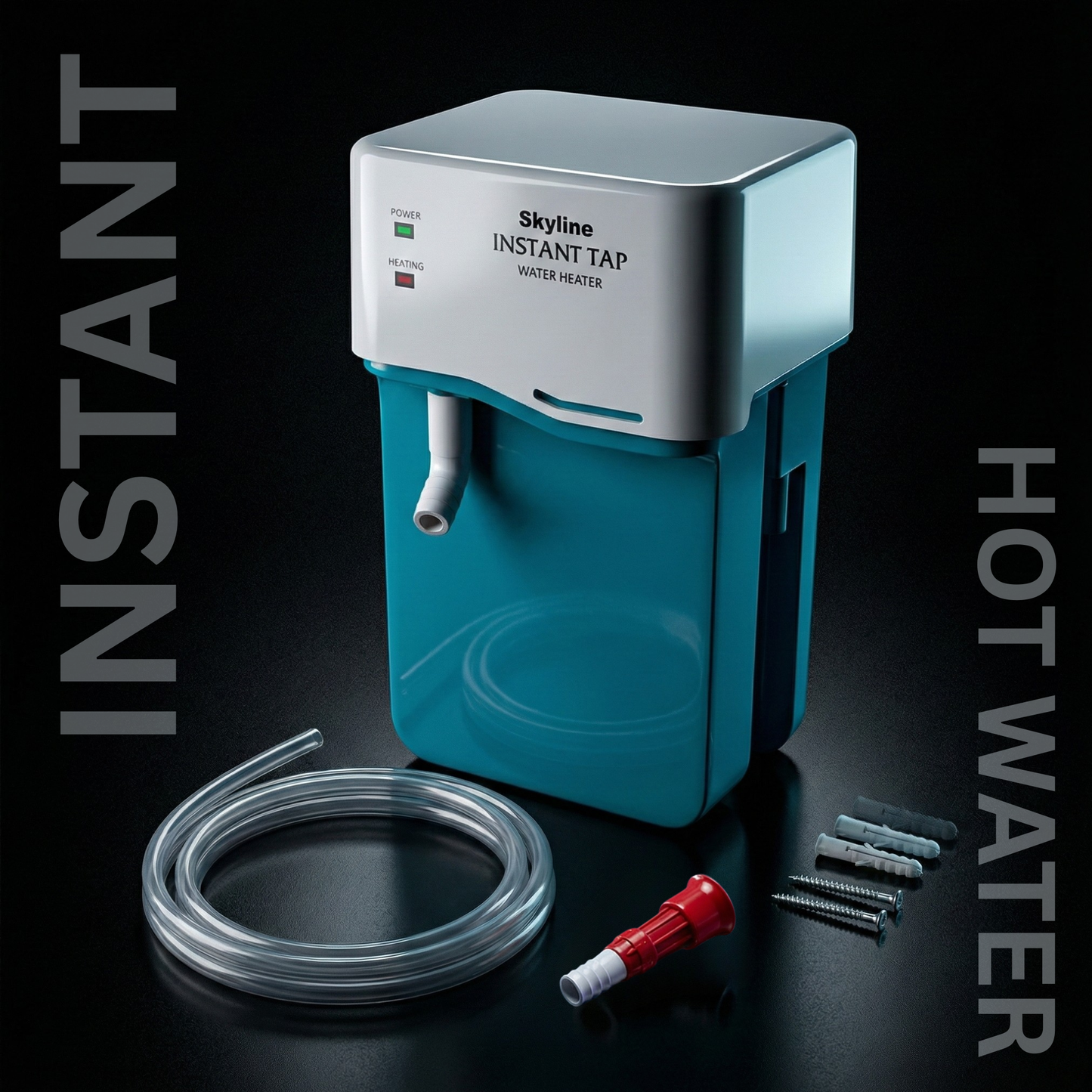 Skyline Portable Geyser 3000W Instant Hot Water, Anytime, Anywhere