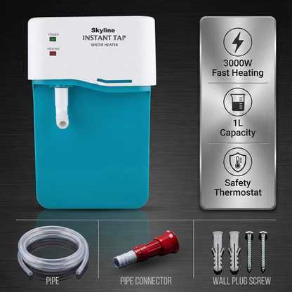 Skyline Portable Geyser 3000W Instant Hot Water, Anytime, Anywhere