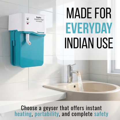 Skyline Portable Geyser 3000W Instant Hot Water, Anytime, Anywhere