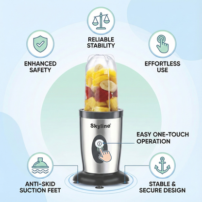 Skyline Nutri Mix 400 Watts – Multi-Purpose Blender & Grinder with 3 Jars