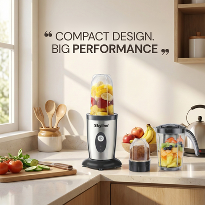 Skyline Nutri Mix 400 Watts – Multi-Purpose Blender & Grinder with 3 Jars