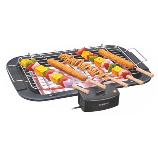Skyline 2000W Electric Barbecue Grill with 5 Skewers | Portable & Energy-Efficient Grilling - Skyline Appliances