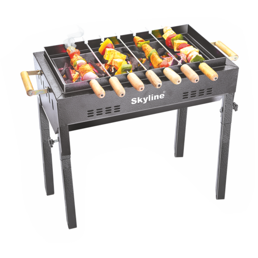 Skyline Garden Charcoal Barbecue with 7 Skews – The Perfect Outdoor Grilling Companion - Skyline Appliances