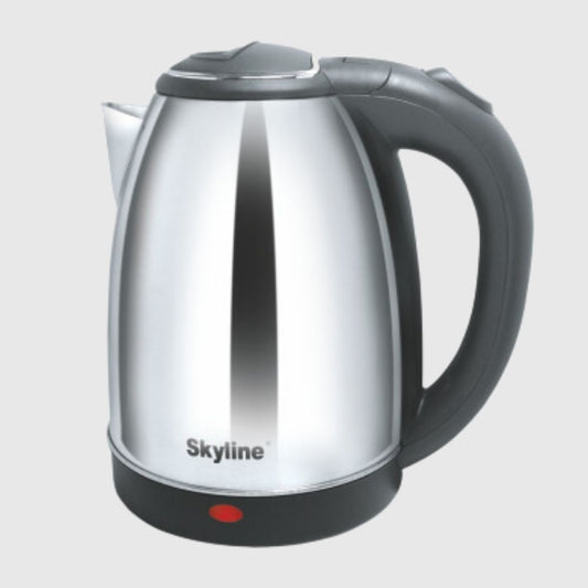 Skyline 1.8L Electric Kettle, 1500W High Capacity, Silver - Skyline Appliances