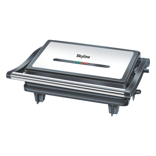 Skyline 1200W Mini Griller with Non-Stick Plates & Cool Touch Handle - Skyline Appliances
