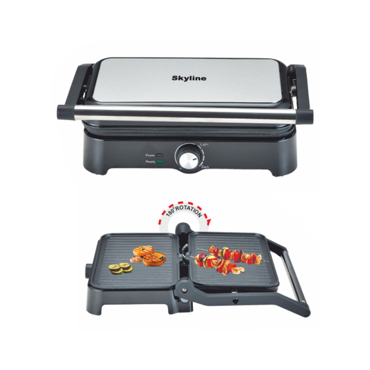 Skyline 1500W Jumbo 180Â° Grill â€“ Perfect for Grilling, Toasting, and More - Skyline Appliances