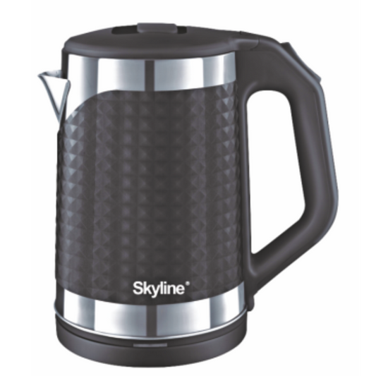 Skyline Double Wall Electric Kettle 1500W 1.8L – Efficient Boiling with Enhanced Safety