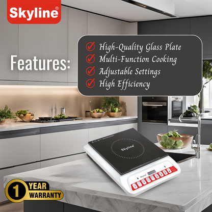 Skyline 2000W Induction Cooker| High-Efficiency, Multi-Function Cooking
