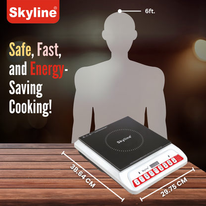 Skyline 2000W Induction Cooker| High-Efficiency, Multi-Function Cooking