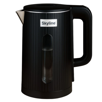 Skyline Double Wall Electric Kettle 1500W – 1.8L | Smart & Safe Boiling - Skyline Appliances