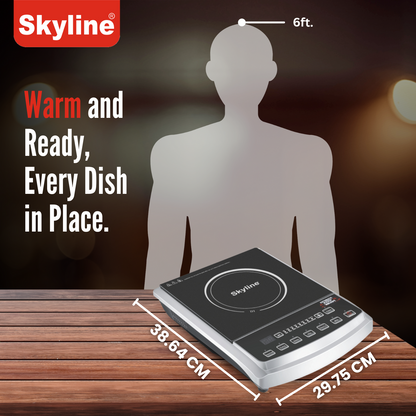 Skyline 2000W Induction Cooker | High-Efficiency, Multi-Function Cooking Appliance
