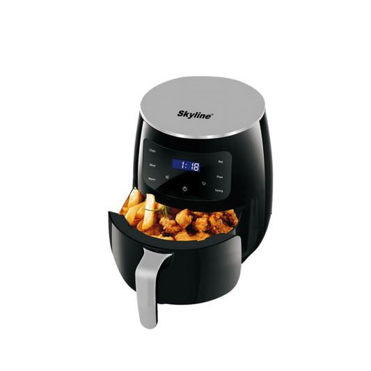 Skyline Digital Air Fryer 2000W, 5.2 Litres – Ultimate Large Capacity Healthy Cooking Solution