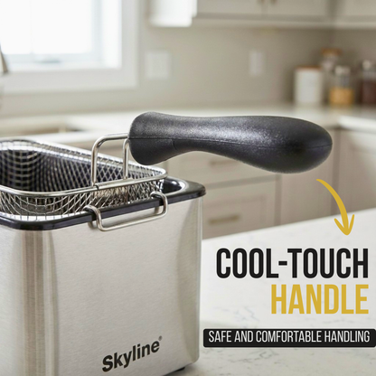 Skyline 2000W Deep Fryer | 2L Capacity with Adjustable Thermostat & Stainless Steel Design