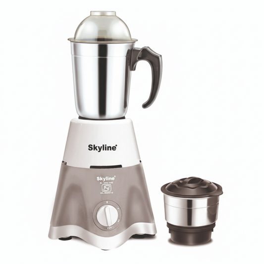 Skyline 550W Mixer Grinder with 2 Stainless Steel Jars | Robust Kitchen Companion